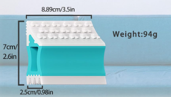Pet Hair Remover, Dog/Cat Hair Removal Tool - Designed to remove pet hair embedded in carpets, sofas, cat trees, portable hair cleaner for car interior when traveling with pets