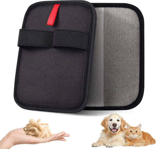 Pet Hair Remover, Static Electric Pet Hair Removal Gloves, Reusable Cat and Dog Hair Remover for Sofa, Furniture, Carpet, Curtains, Upgraded Animal Hair Removal Tool, Cat Grooming Gloves - 1 pc
